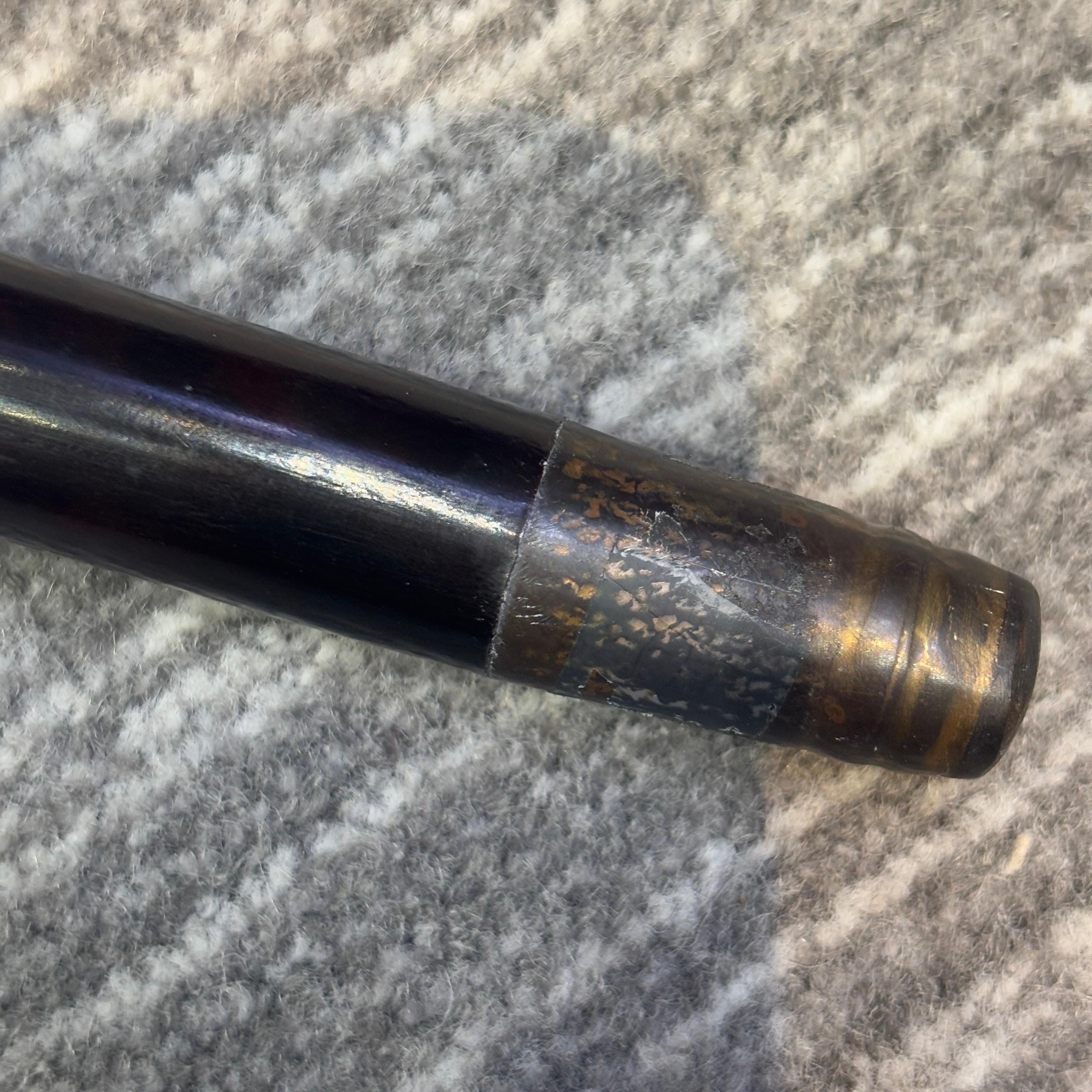 Canne de bouledogue en agate et perle de Cartier en vente 8