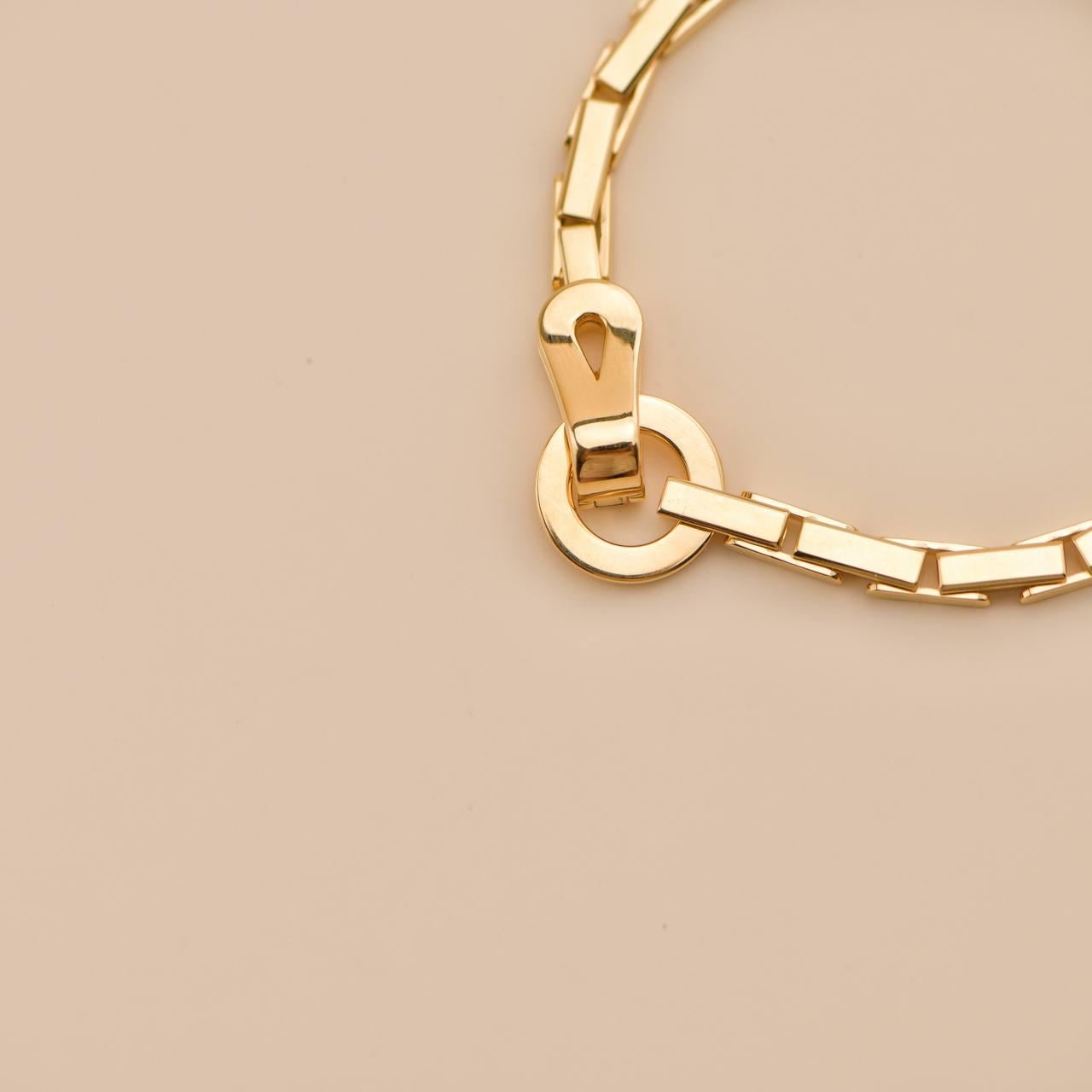 Cartier Agrafe 18K Yellow Gold Bracelet 2
