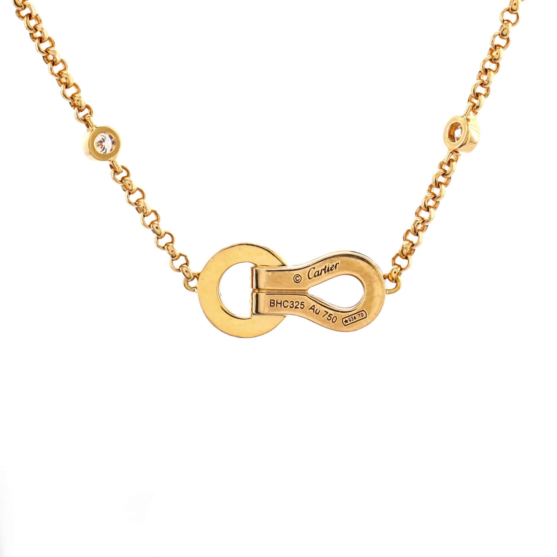 cartier agrafe herringbone twisted necklace dupe