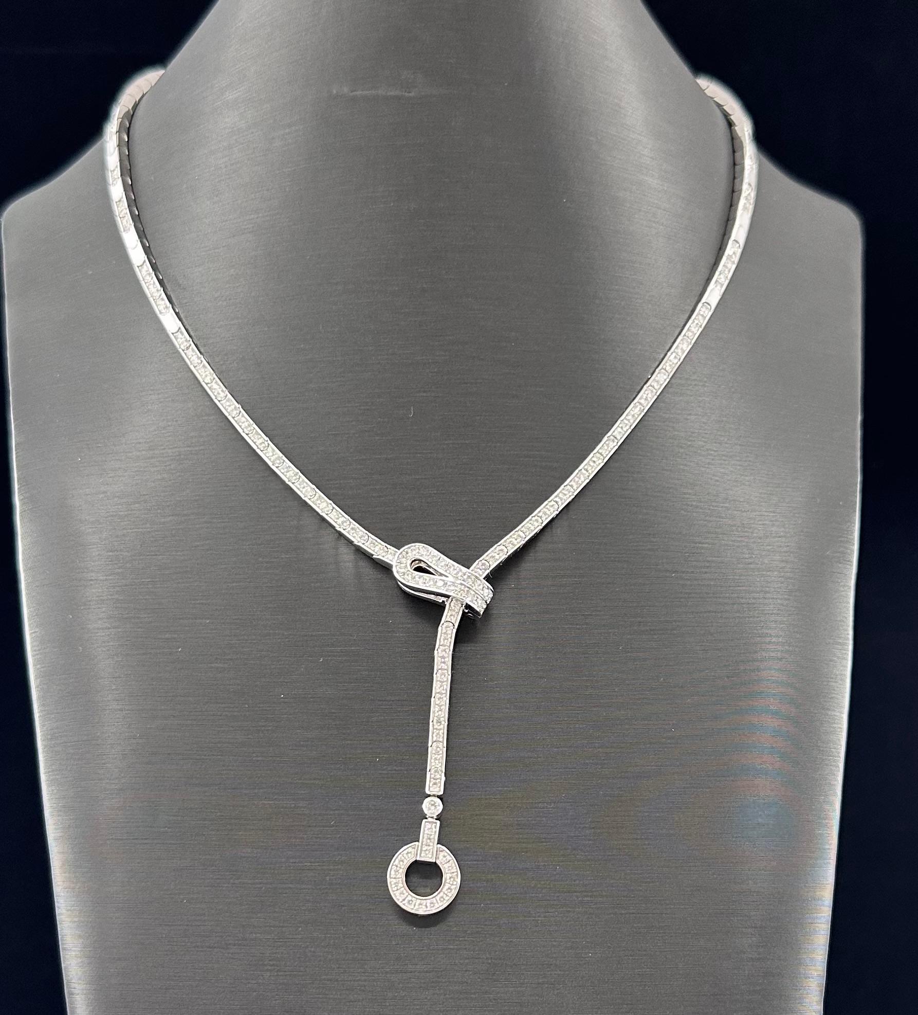 Cartier Agrafe Diamond Necklace  1