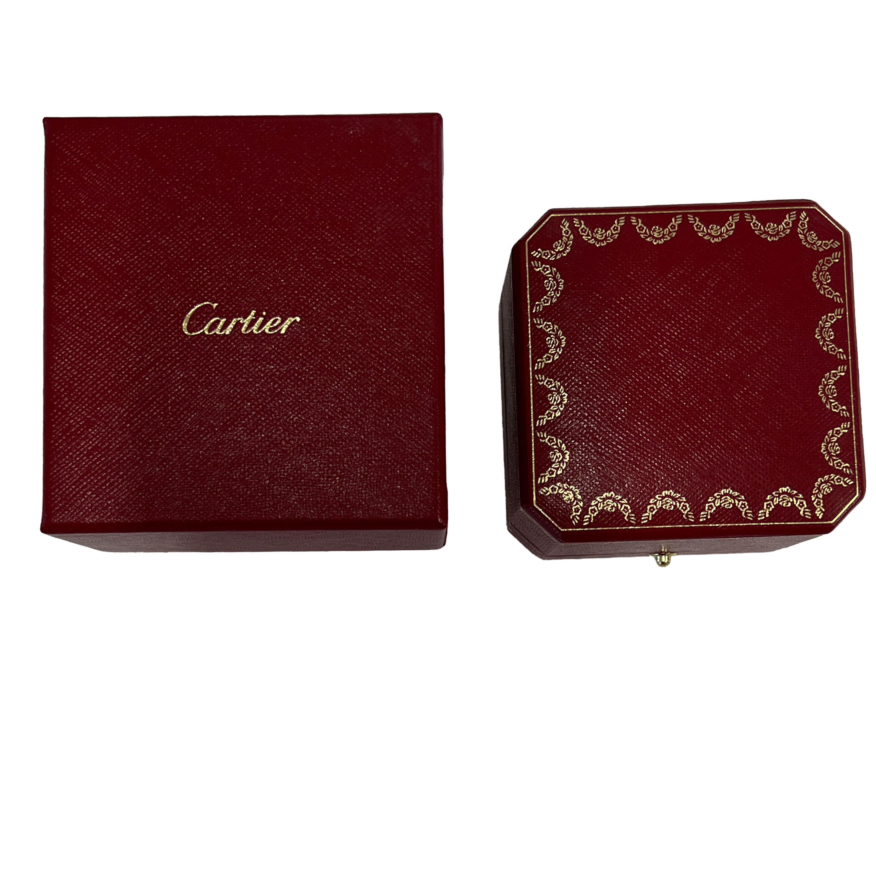 Cartier Agrafe Diamantring aus 18 Karat Roségold mit 0,03 Karat 1