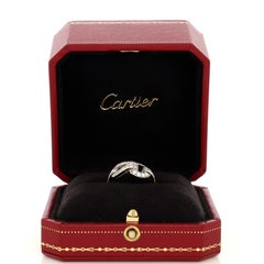 Cartier Agrafe Ring 18K White Gold and Diamonds Small