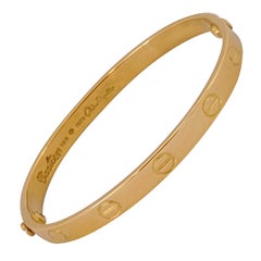 Cartier Aldo Cipullo 18 Karat Yellow Gold Original Love Bracelet