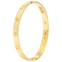 Cartier Aldo Cipullo 1970 Rose Gold 18 Karat Love Bangle