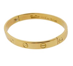 Cartier Aldo Cipullo 1970s Original Love Gold Bracelet