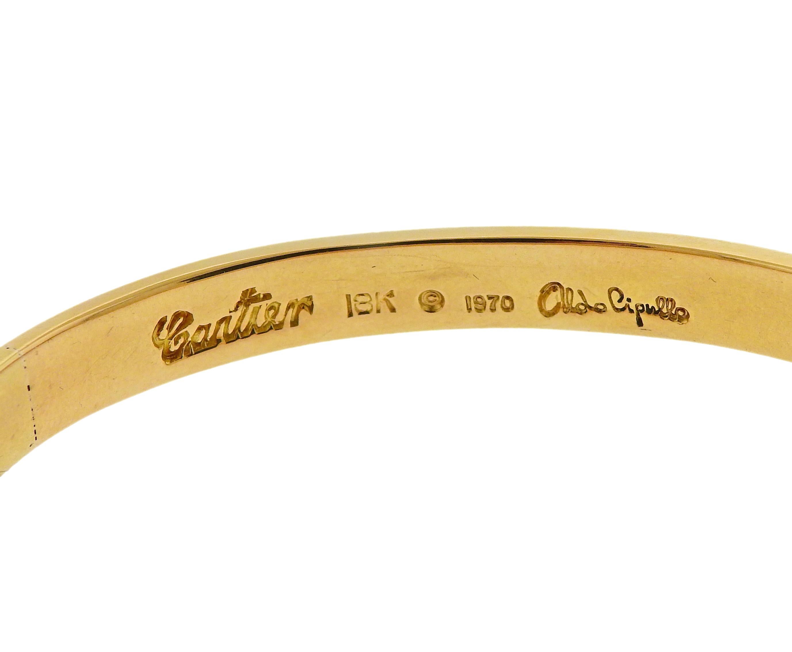 cartier bracelet gold original