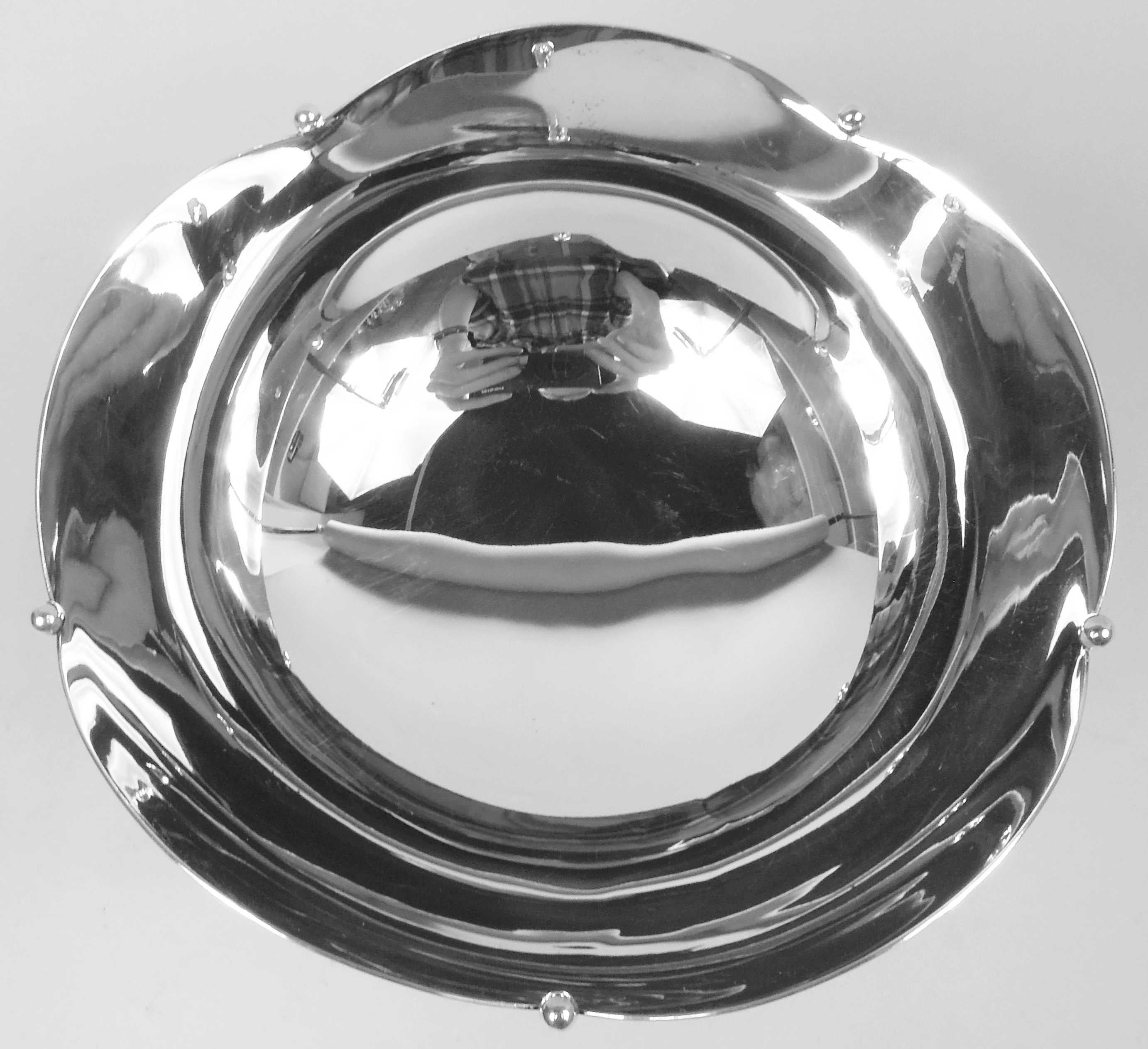 20th Century Cartier American Art Deco Sterling Silver Bowl For Sale