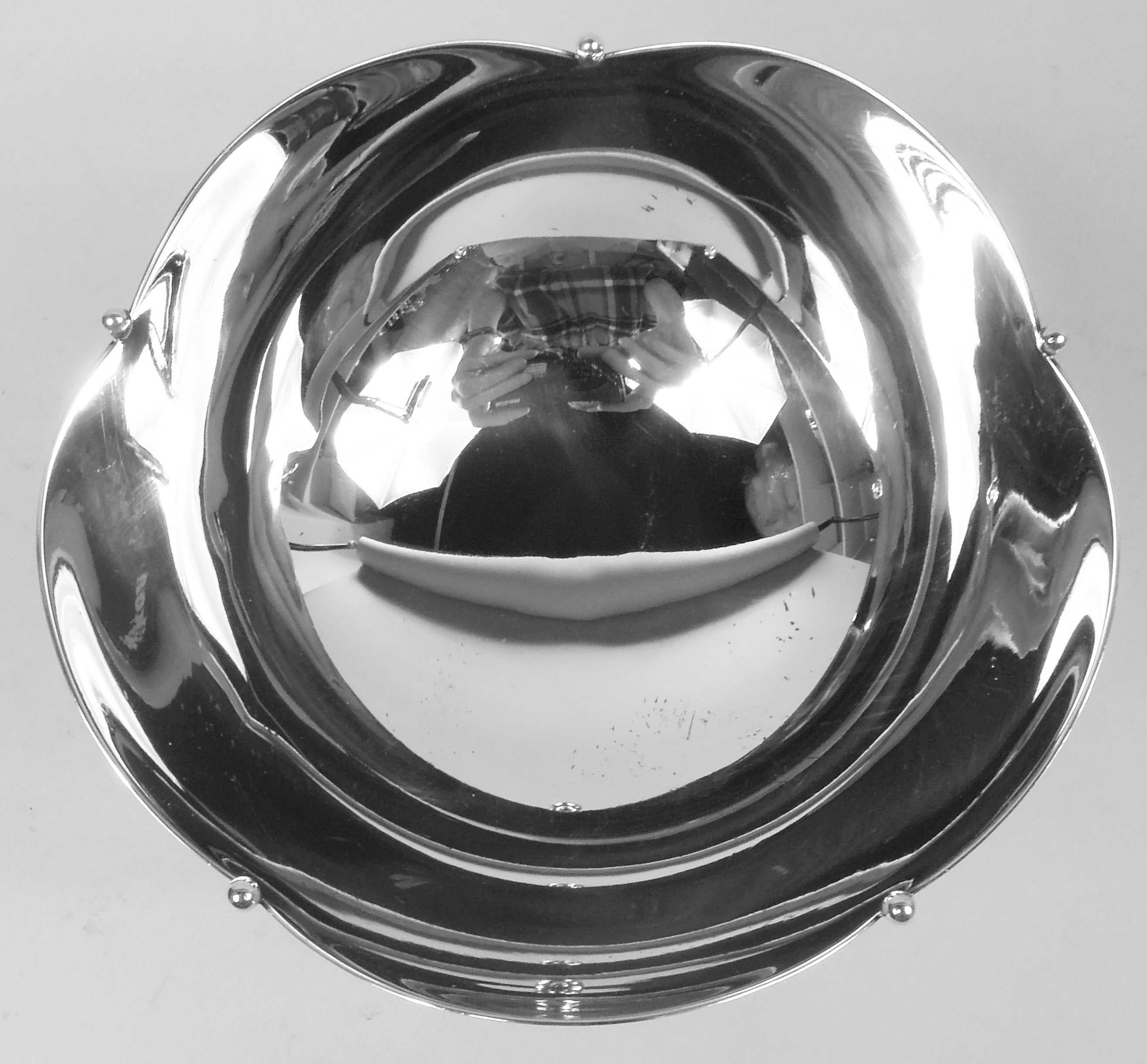 20th Century Cartier American Art Deco Sterling Silver Bowl For Sale