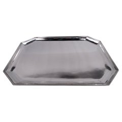 Cartier American Art Deco Sterling Silver Tray C 1925