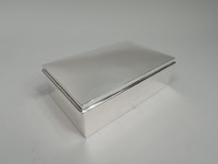 Cartier American Mid-Century Modern Sterling Silver Box