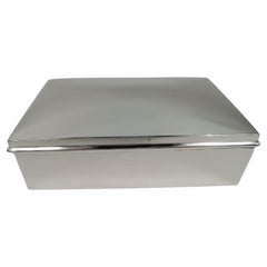 Cartier American Mid-Century Modern Sterling Silver Box