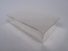 Cartier American Modern Sterling Silver Box