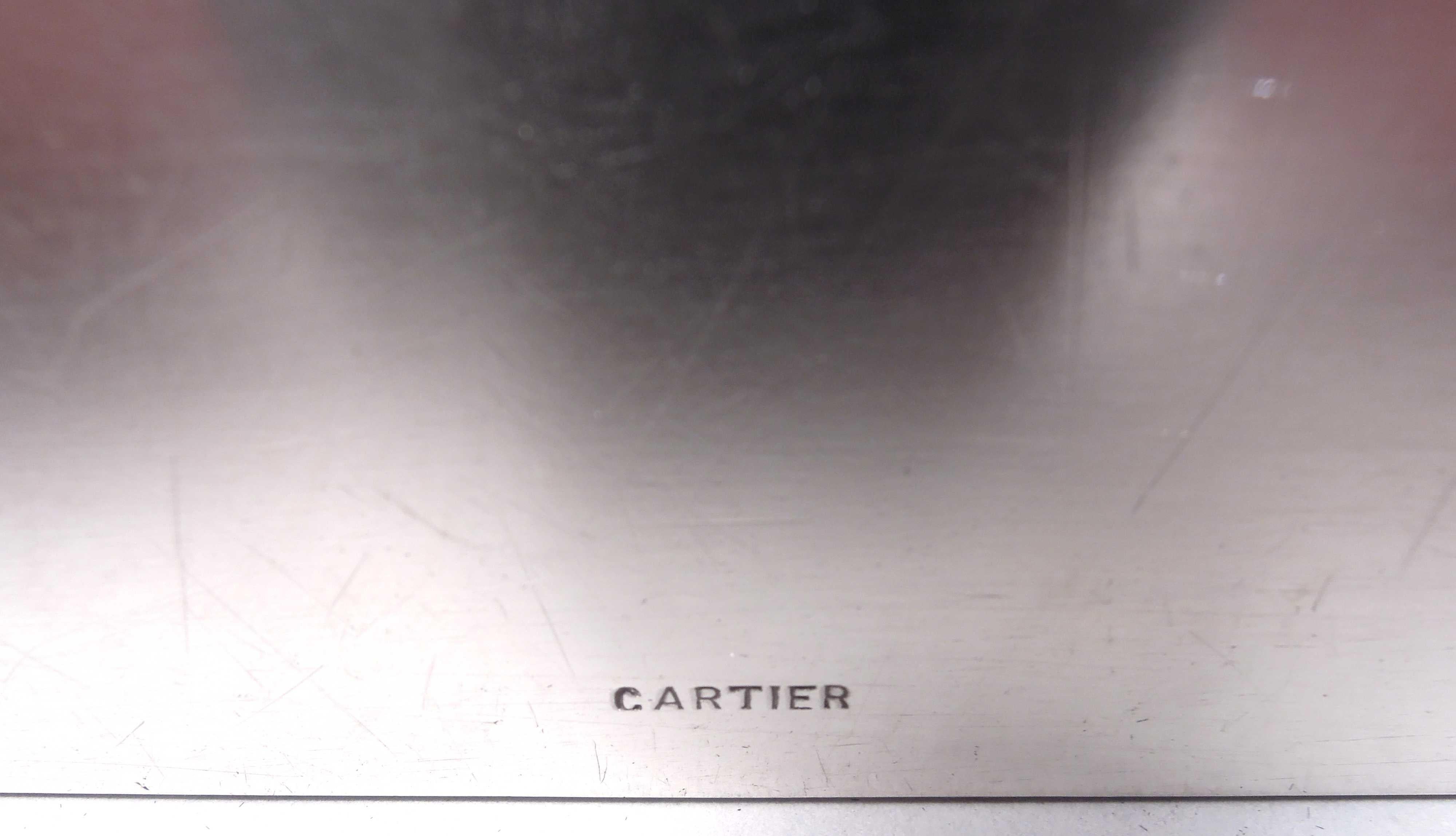 Cartier American Modern Sterling Silver Box For Sale 3