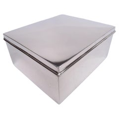 Cartier American Modern Sterling Silver Box