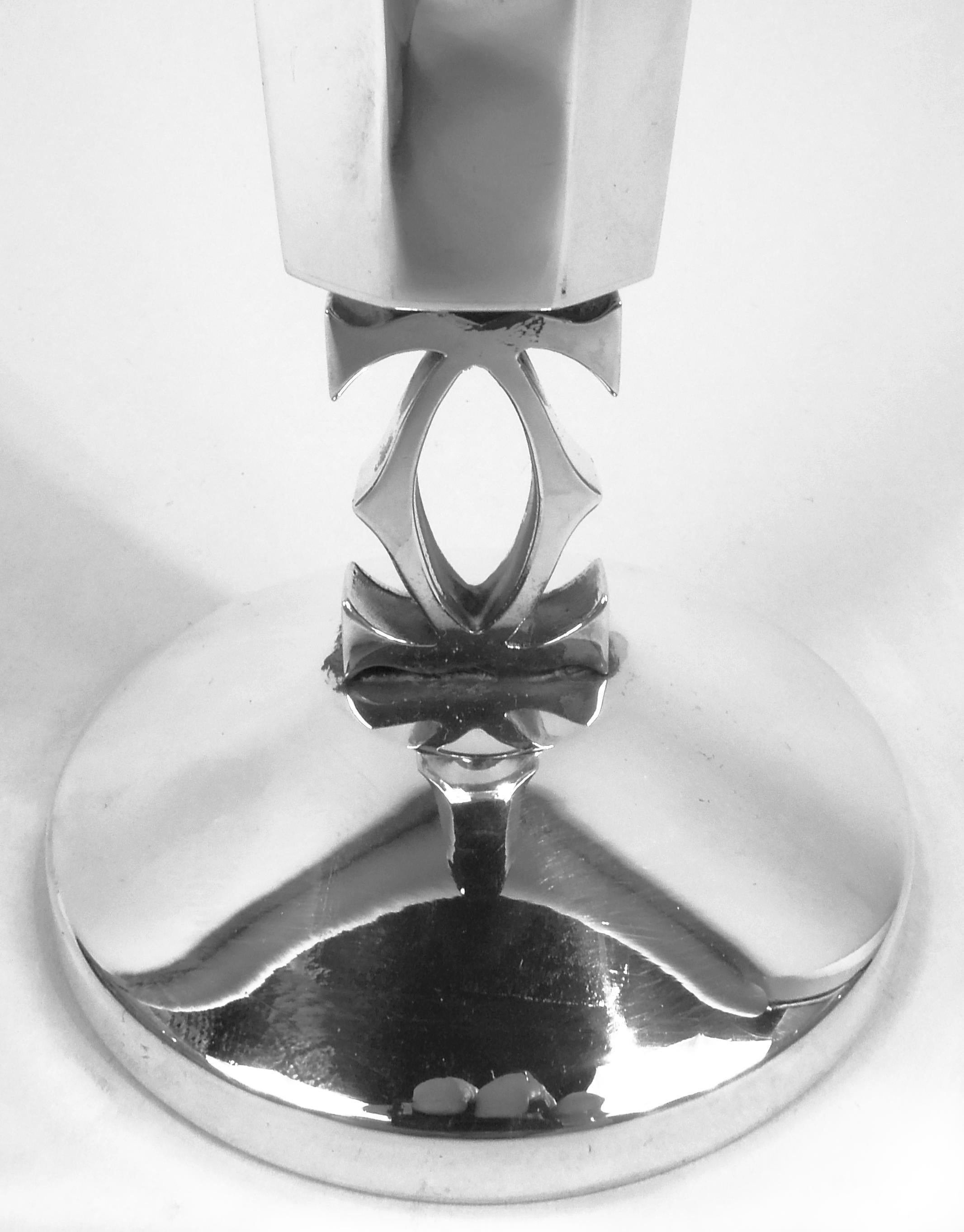 Cartier American Modern Sterling Silver Vase 1