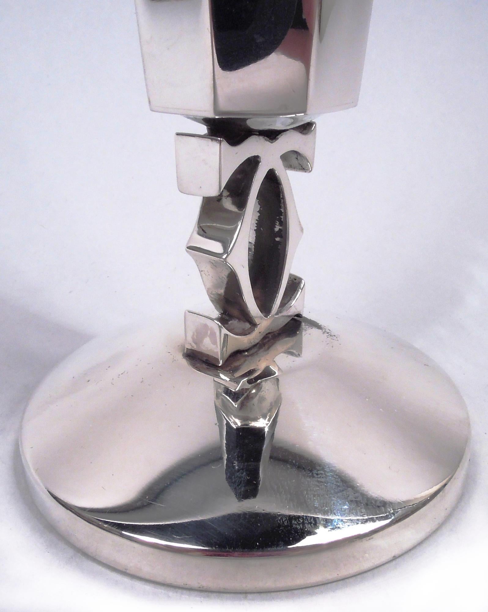 Cartier American Modern Sterling Silver Vase 2