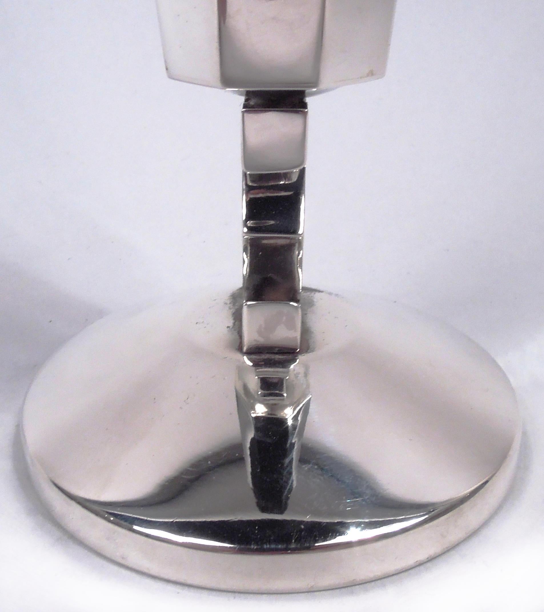 Cartier American Modern Sterling Silver Vase 3