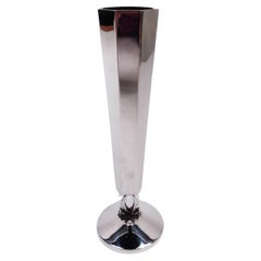 Cartier Amerikanische moderne Vase aus Sterlingsilber