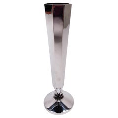 Cartier American Modern Sterling Silver Vase