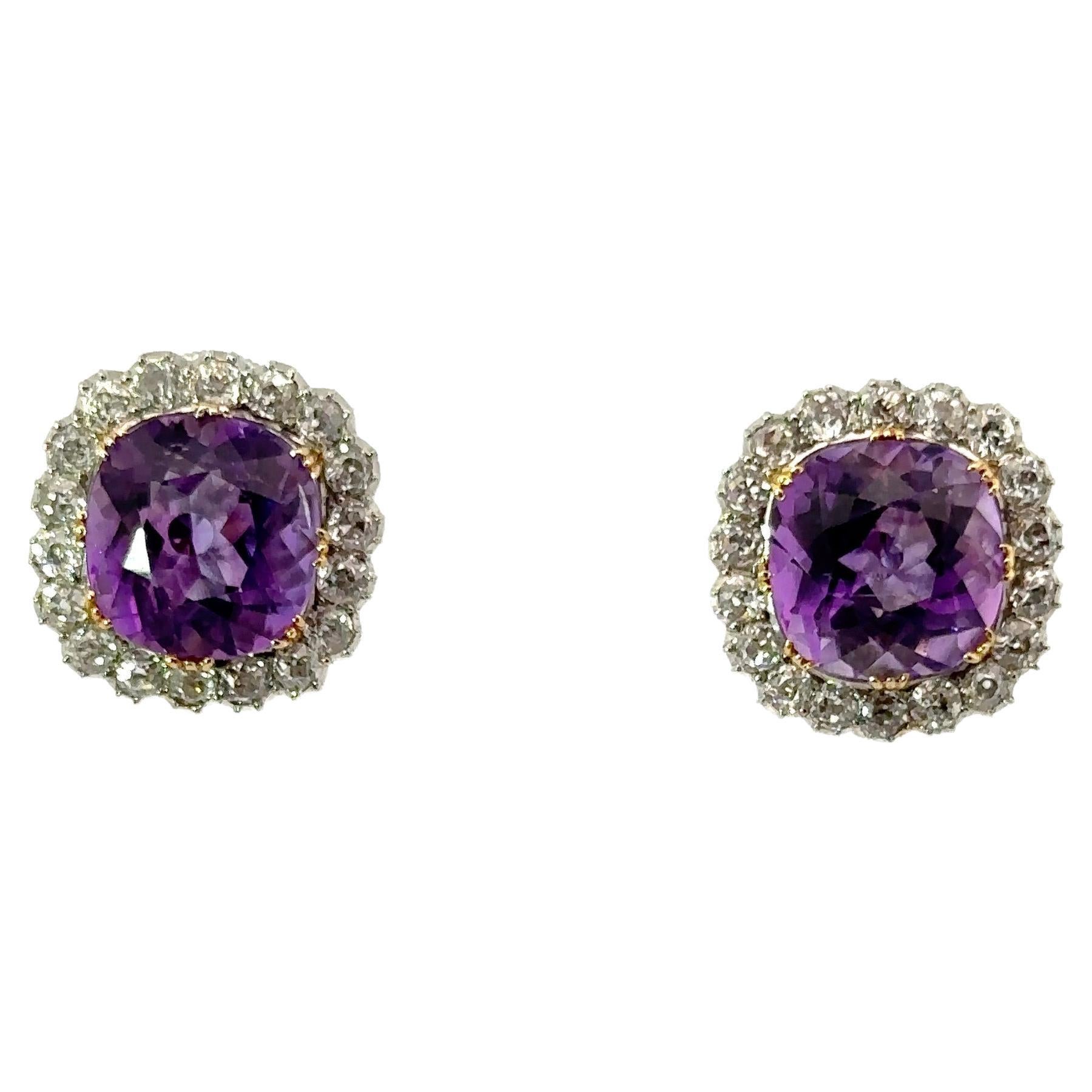 Cartier Amethyst Earrings