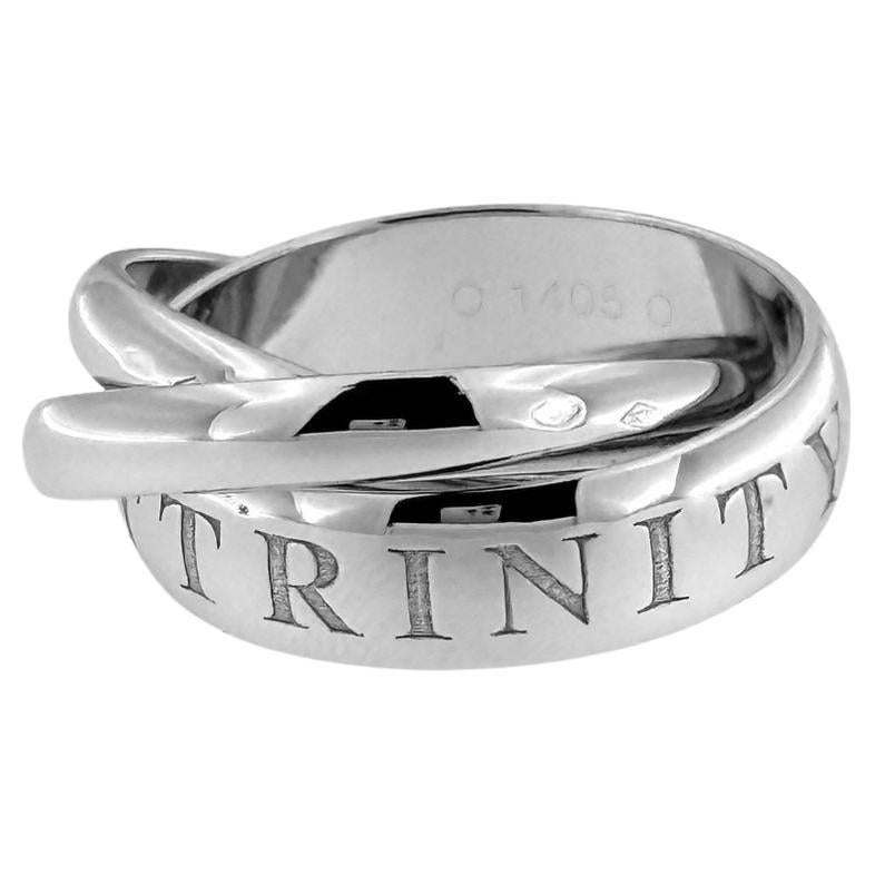 Cartier "Amour et Trinity" White Gold Ring
