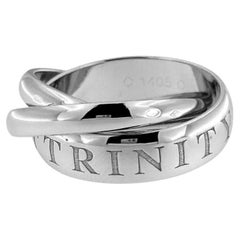 Cartier "Amour et Trinity" White Gold Ring
