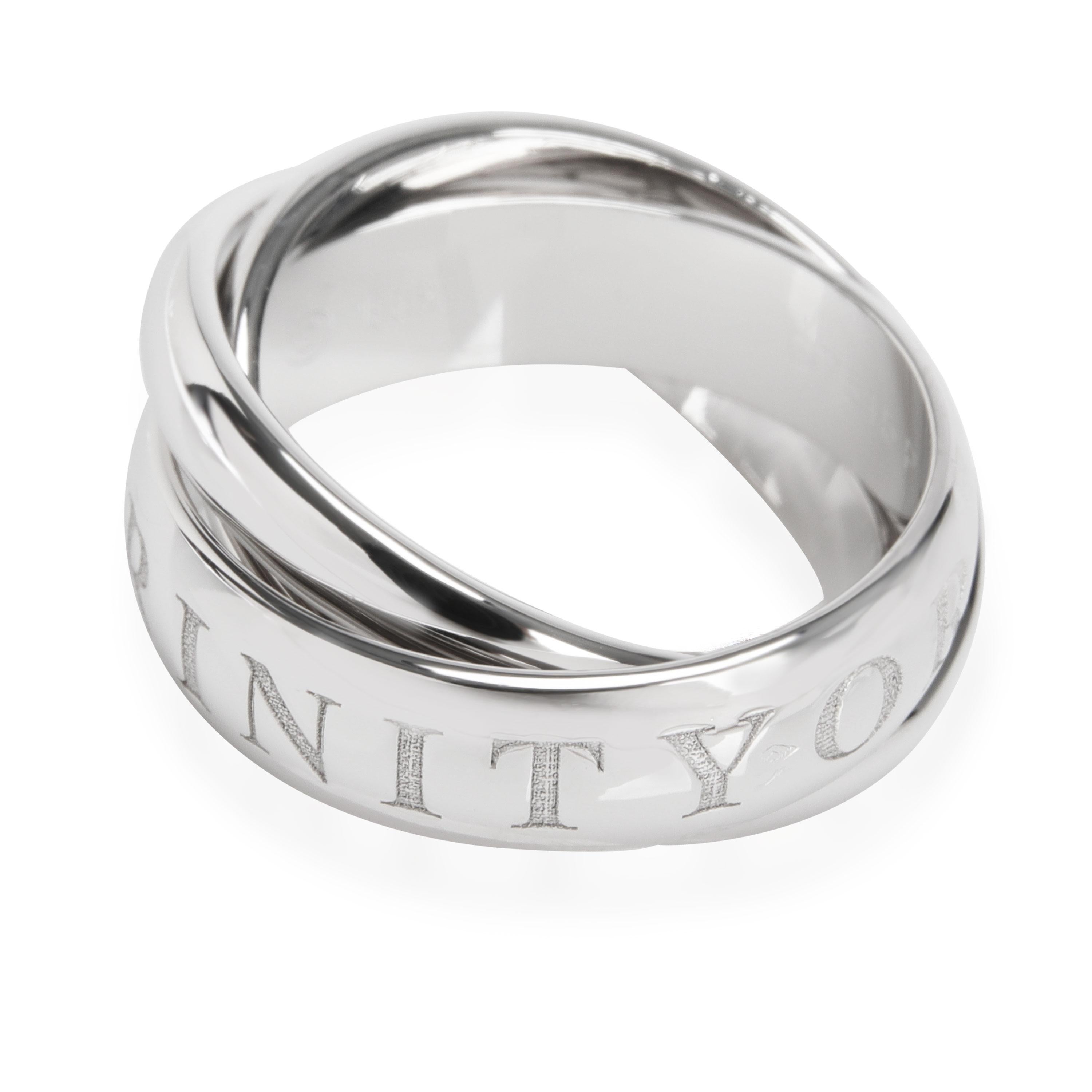 Cartier Amour Trinity Ring in 18K White Gold

PRIMARY DETAILS
SKU: 112019
Listing Title: Cartier Amour Trinity Ring in 18K White Gold
Condition Description: Retails for 1,420 USD. In excellent condition and recently polished. The ring size is