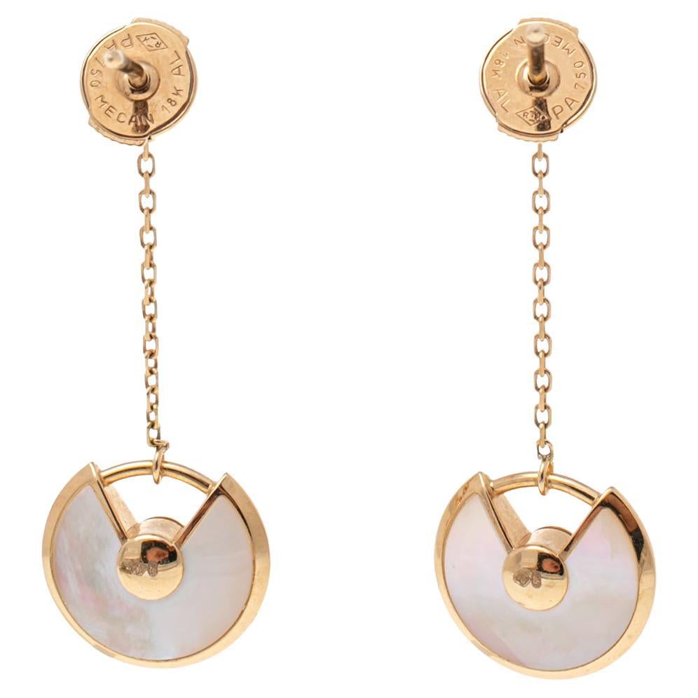 cartier amulette earrings