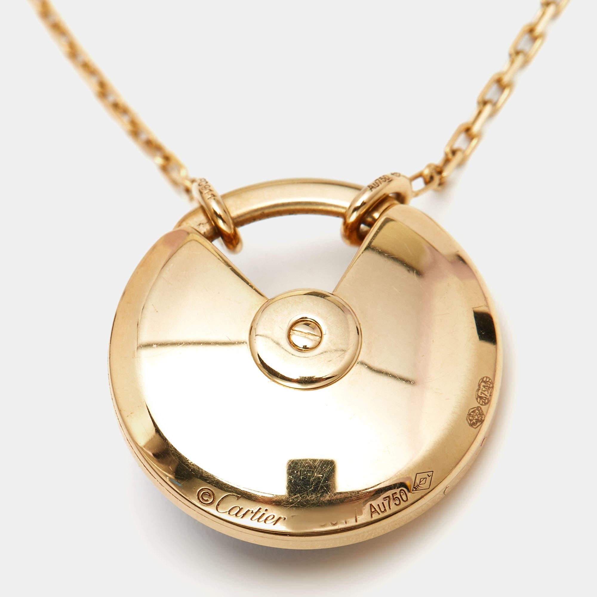 amulette de cartier necklace