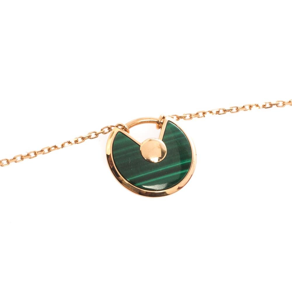 cartier amulette malachite