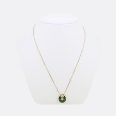 Cartier Amulette De Cartier Malachite Necklace