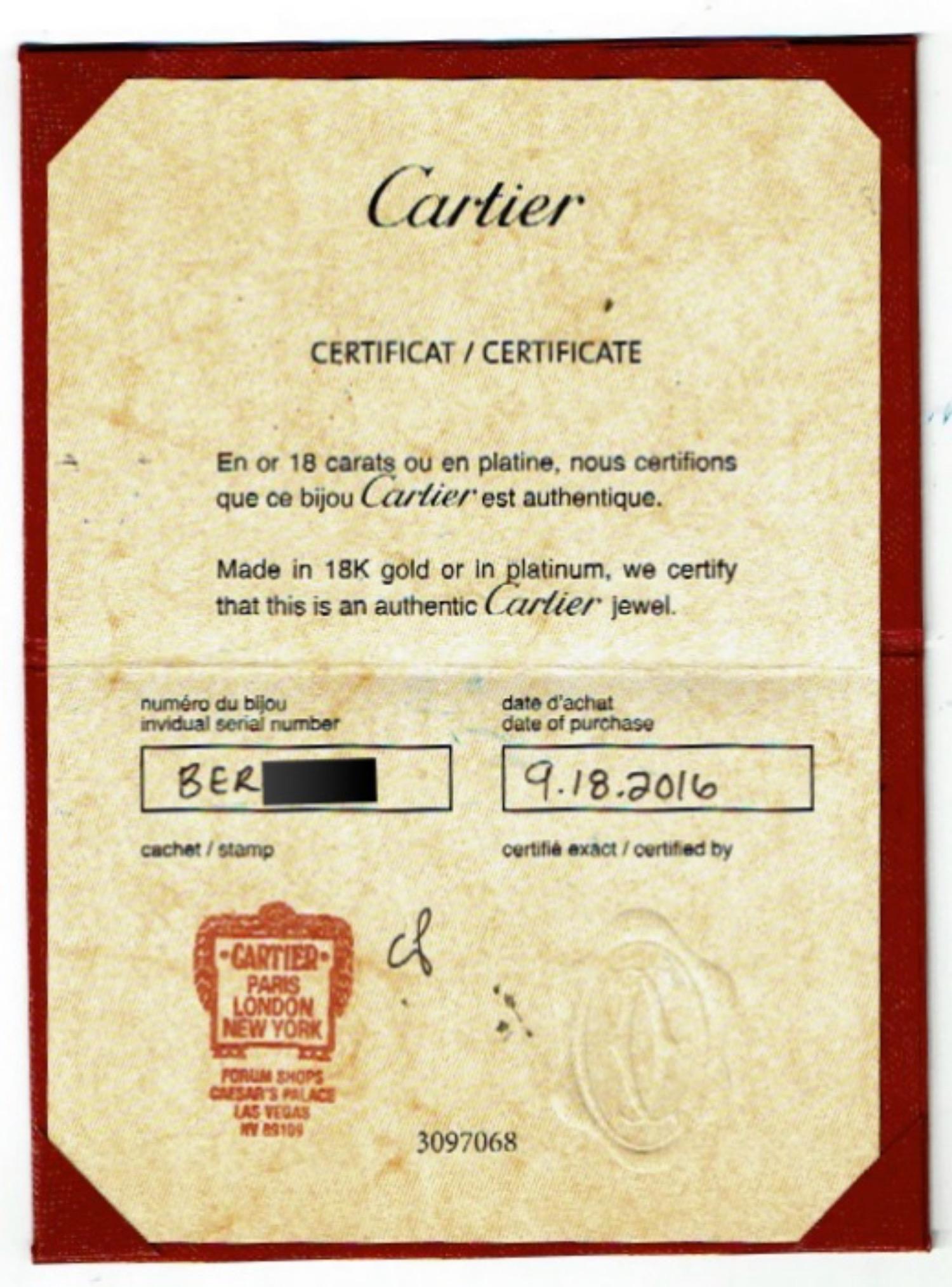CARTIER Amulette de Cartier Mother 0f Perlen- und Diamant-Halskette aus 18kt YG Damen