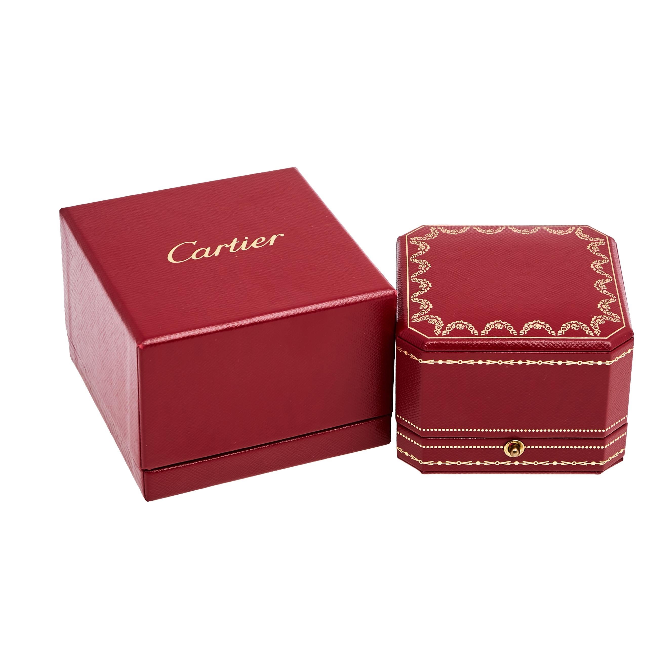 Cartier Amulette De Cartier Perlmutt Diamant 18K Anhänger Halskette XS 1