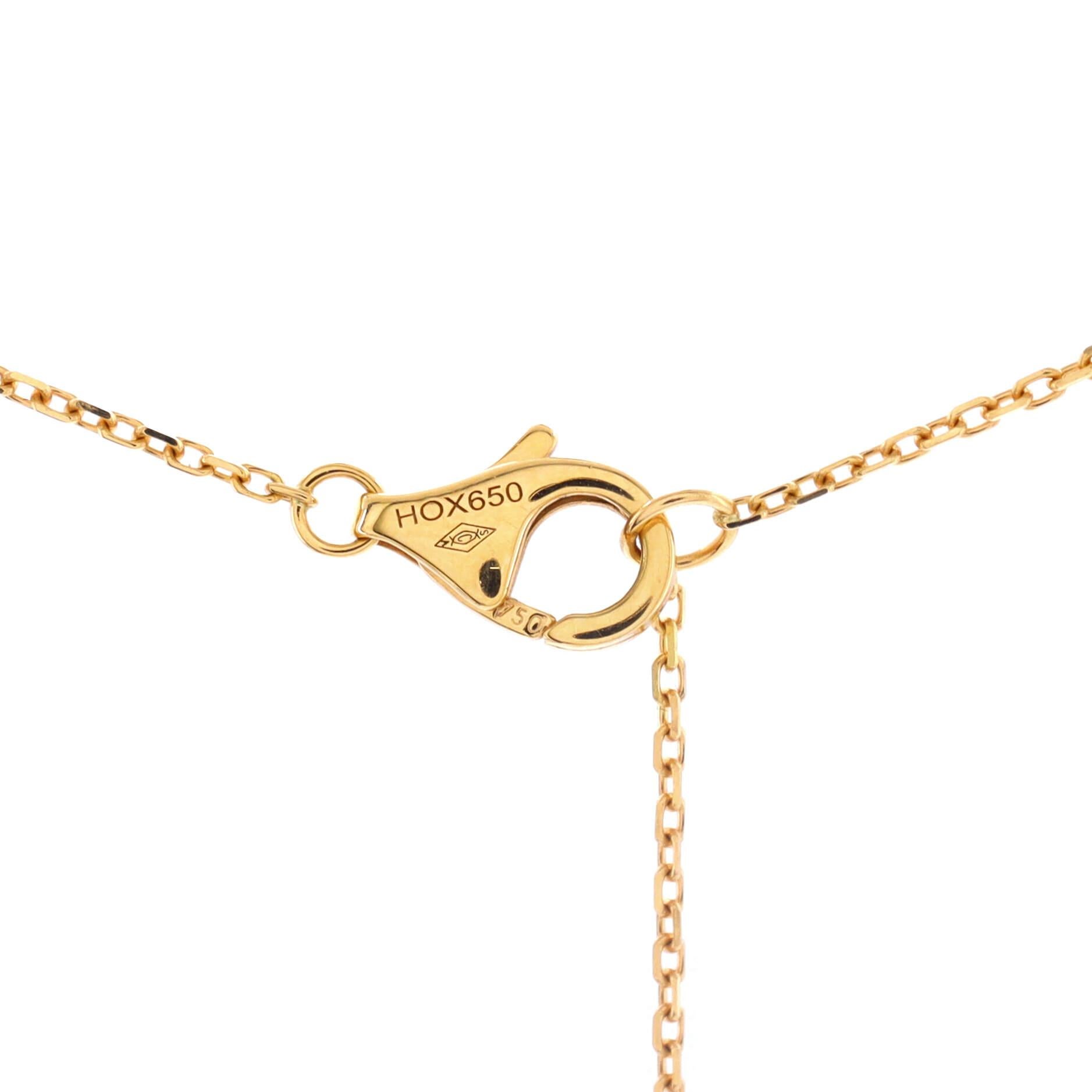 Cartier Amulette De Cartier Halskette mit Anhänger aus 18 Karat Gelbgold mit Mutter 1