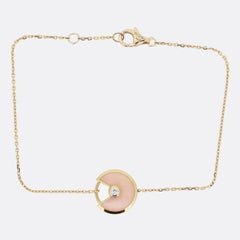 Cartier Amulette de Cartier Pink Opal and Diamond Bracelet