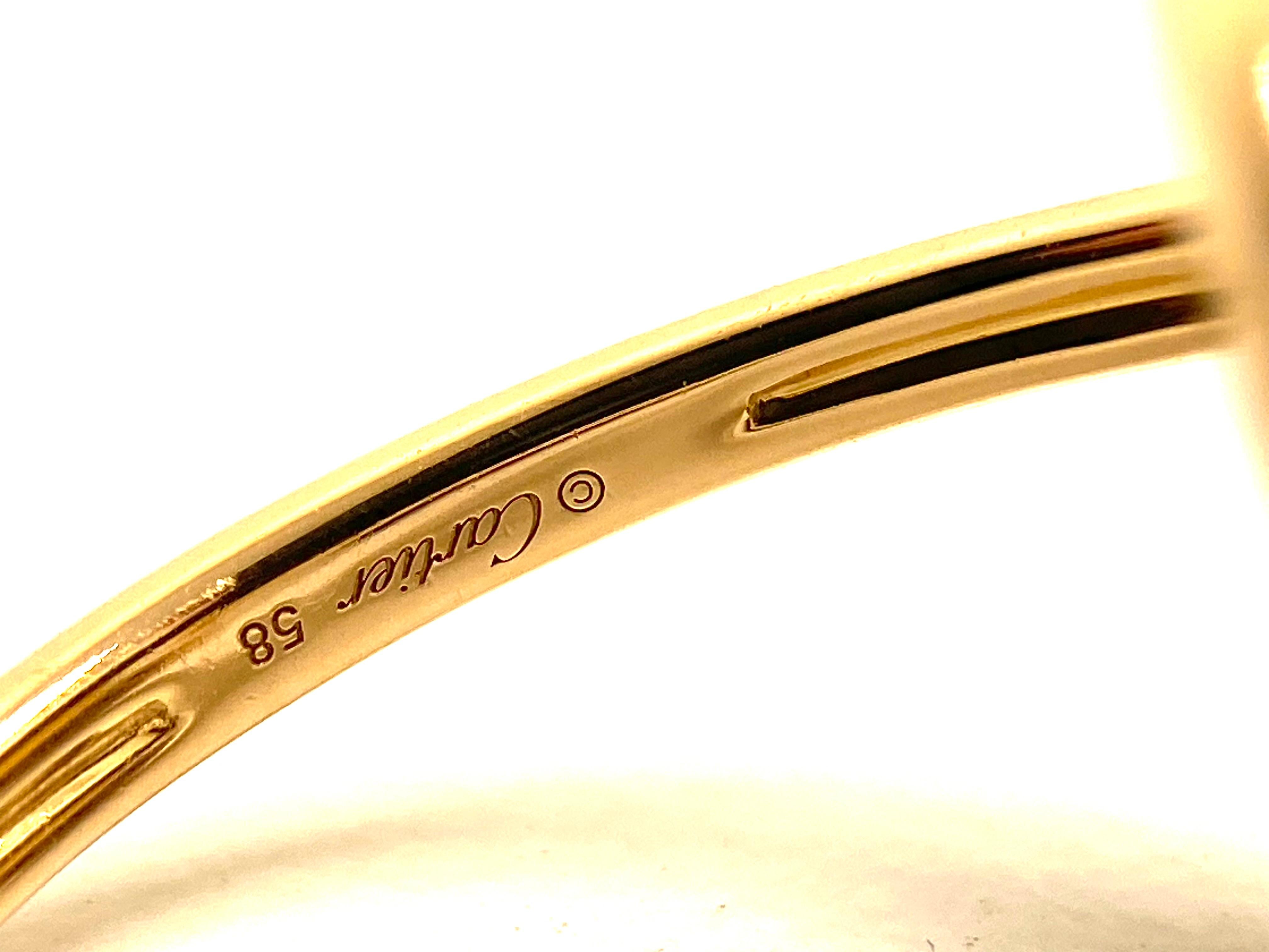 Donna Cartier Amulette de Cartier Ring in 18K  Rose Gold – Size 18, 5.96g in vendita