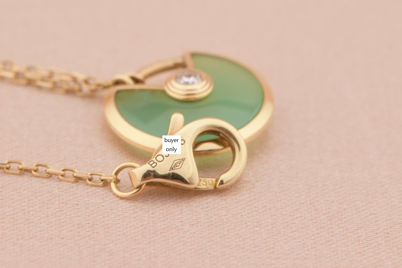 Cartier Amulette de Cartier with Green Chalcedony Pendant 1