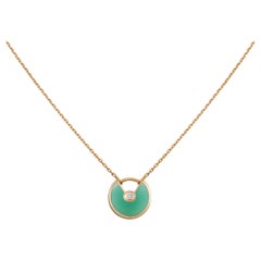 Cartier Amulette de Cartier with Green Chalcedony Pendant