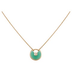 Cartier Amulette de Cartier with Green Chalcedony Pendant