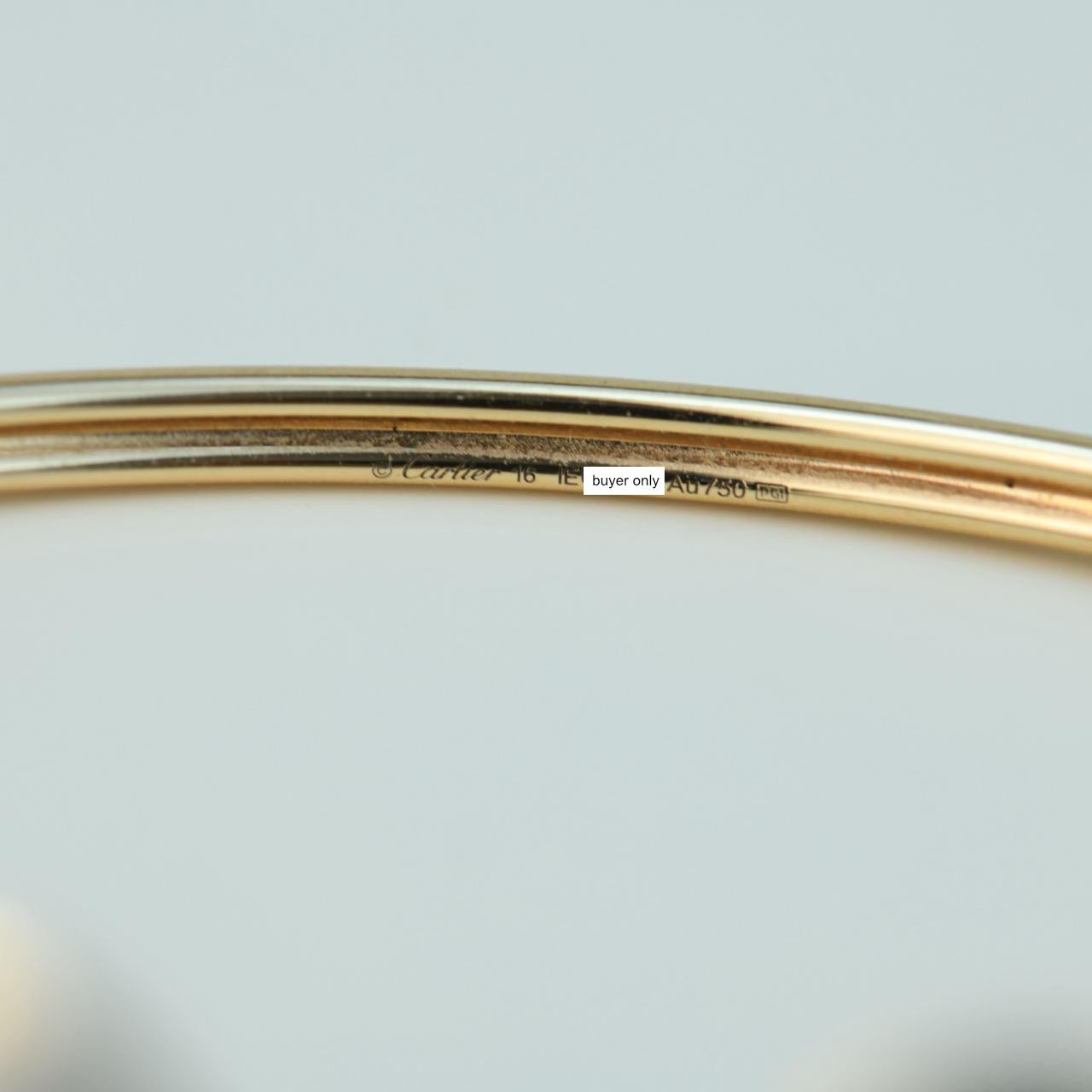Cartier Amulette Diamante Madreperla e Onice Bracciale in Oro Giallo 18K Taglia 2