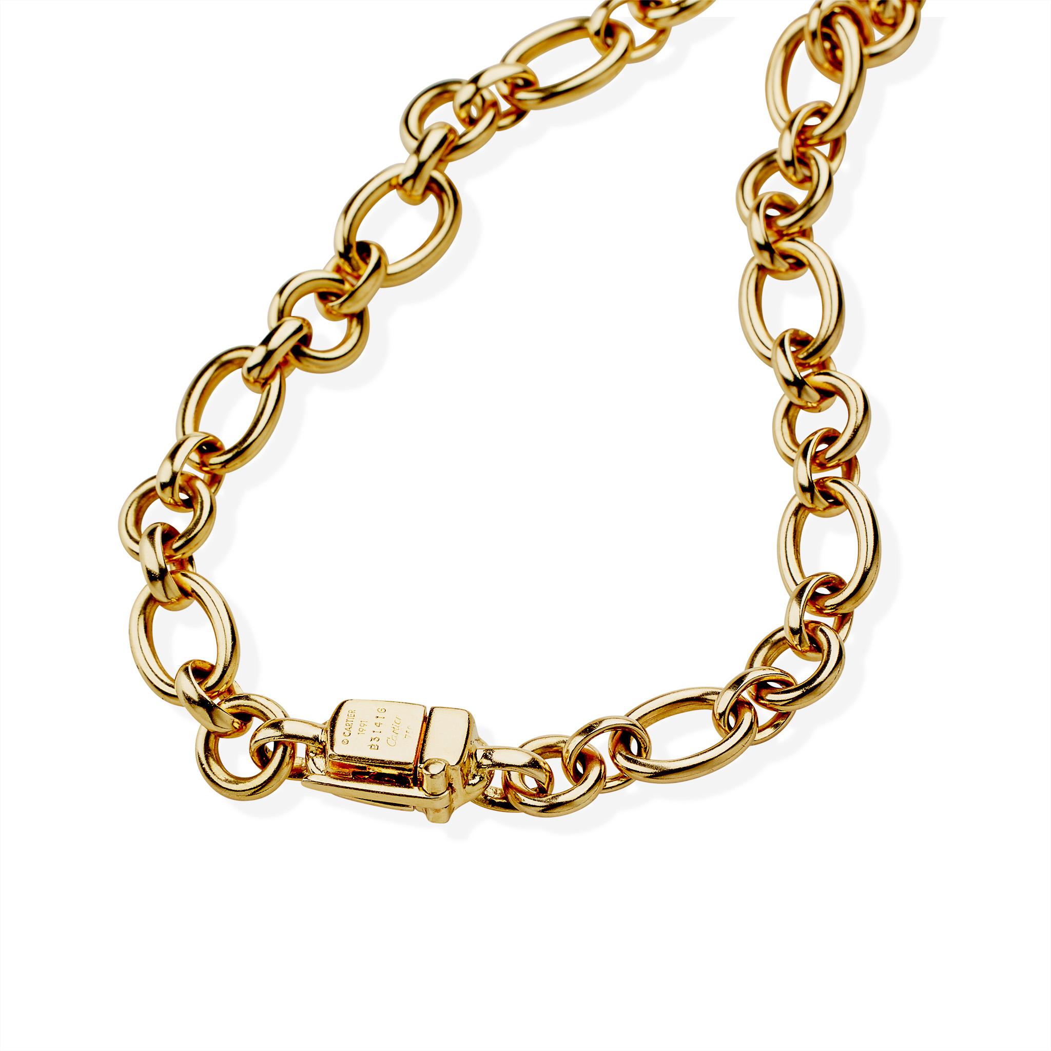Women's or Men's Cartier Anchor Chain Necklace