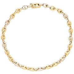 Louis Vuitton Yellow Gold Lock Link Bracelet at 1stDibs