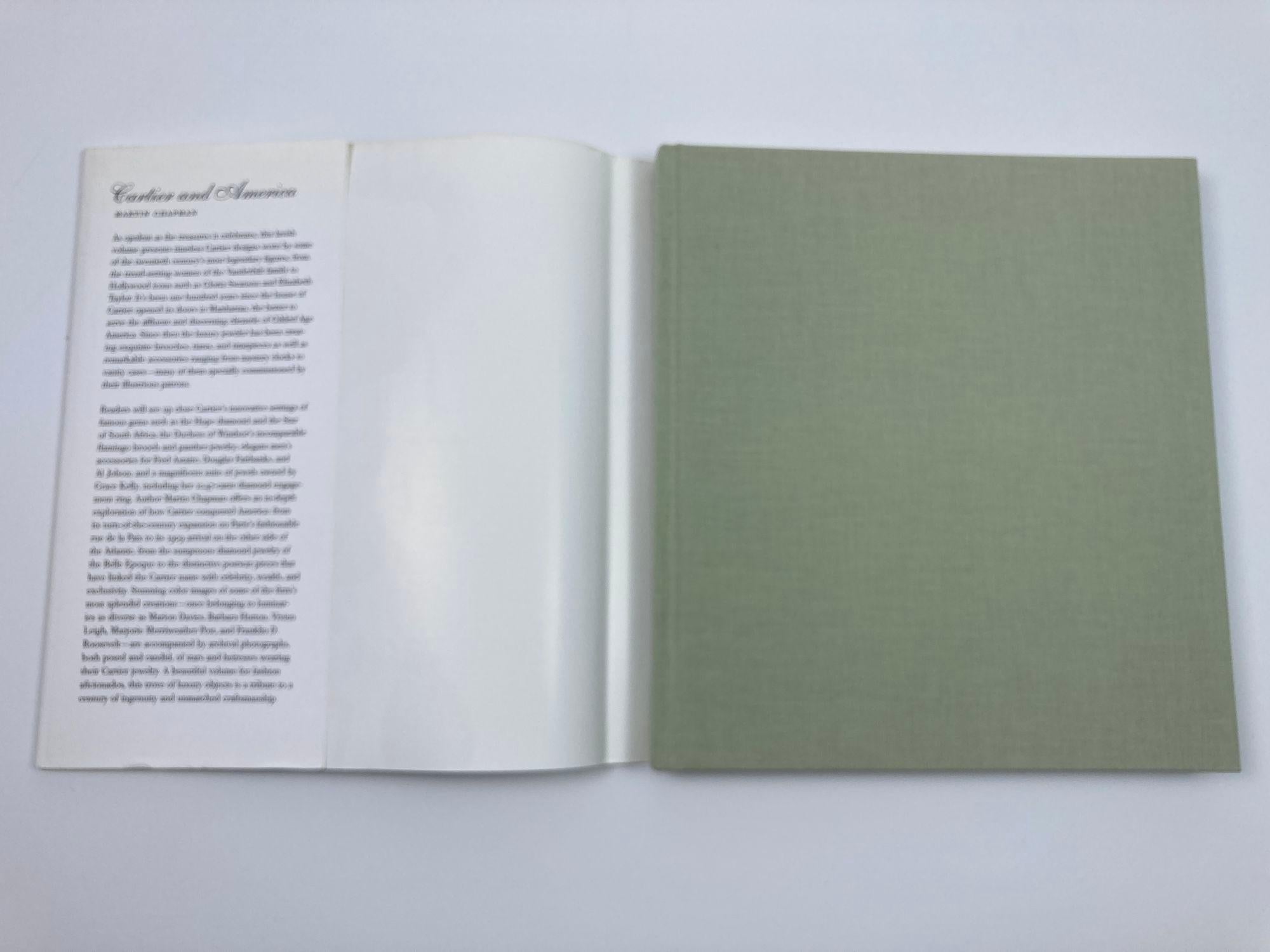 XXIe siècle et contemporain Cartier and America par Martin Chapman Livre de table à couverture rigide, 1ère édition 2009 en vente