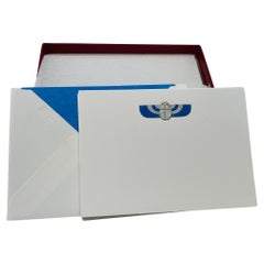 Cartier and America "The Scarab Brooch" Card and Envelope Set Luxury Stationery