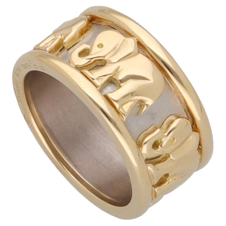 Anillo Cartier Elefantes Oro 18 Kt