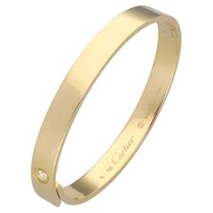 Bracelet anniversaire diamant Cartier en or jaune 18K 16cm / 6.2inch