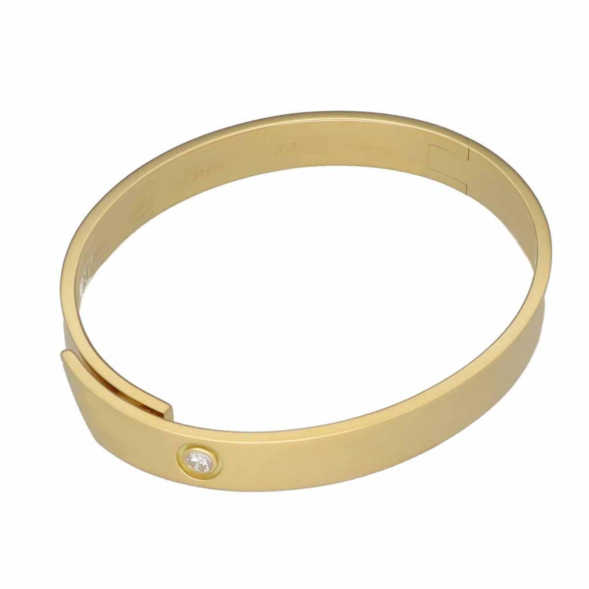 ■ Produktnummer: 23661102
■ Marke: Cartier
■ Produktname: Jahrestag-Armband 16cm
■ MATERIAL: 1P Diamant, 750 K18 Gelbgold
■ Größe des Handgelenks: Ungefähr 16cm / 6.29in
■ Gewicht: Ungefähr 34.8 g (ca.)
■ Breite: Ungefähr 7.00mm/0.27in
■ Zubehör: