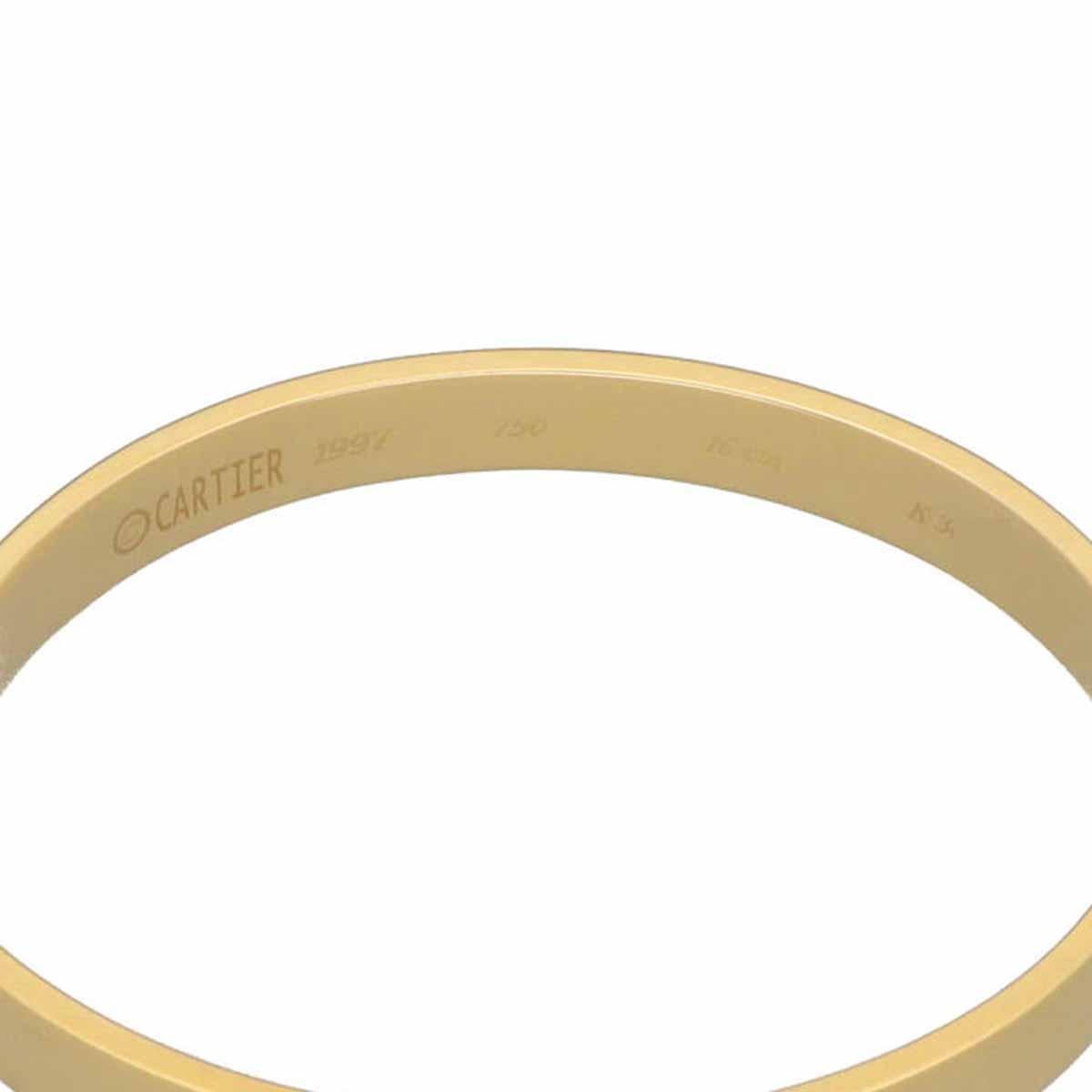 Cartier Anniversary Diamant-Armband aus 18 Karat Gelbgold 16cm (Rundschliff)