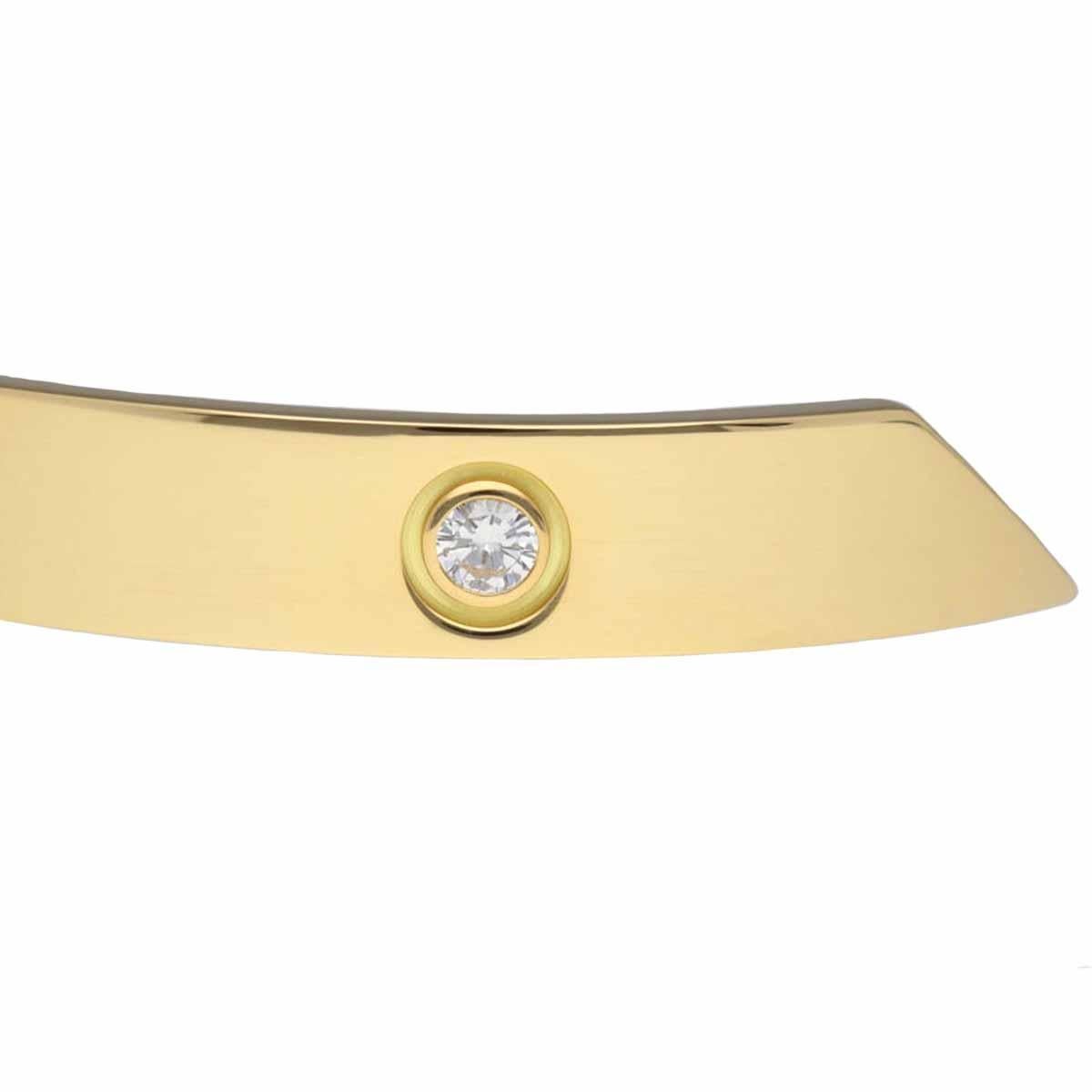 Cartier Anniversary Diamant-Armband aus 18 Karat Gelbgold 16cm im Zustand „Gut“ in Tokyo, JP