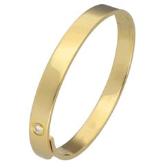 Cartier Anniversary Diamond 18K Yellow Gold Bracelet 16cm